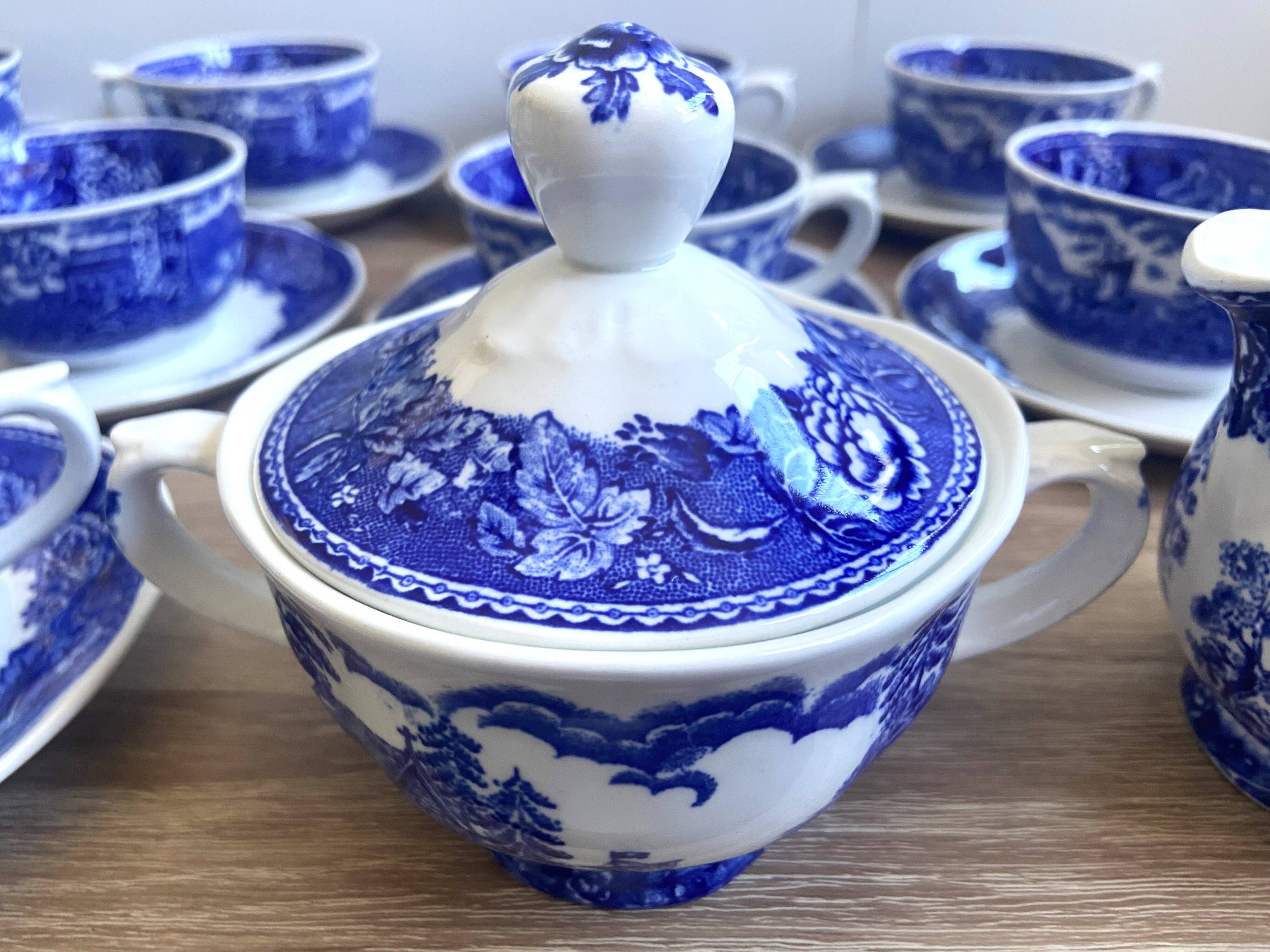 Ancien Service à Thé Café Chocolat Faïence Fine Made in Finland "ARABIA"