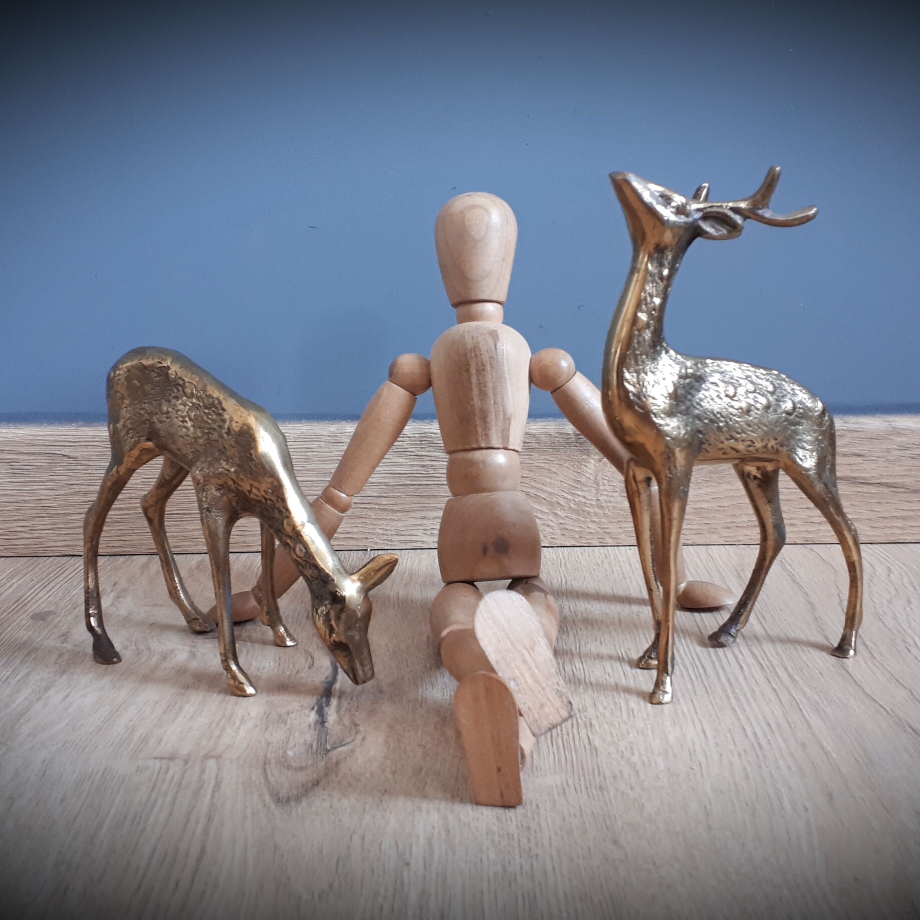 DuO deer and brass doe