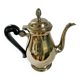 Louis XVI style silver-plated teapot / chocolate pot, early 20th century