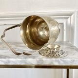 Silver metal ice bucket