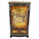 Armoire chinoise laquée mordorée personnages peints