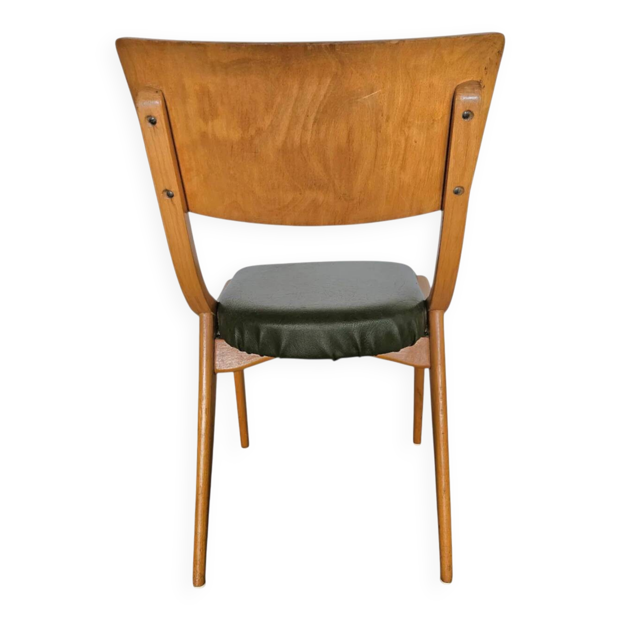 4 x Wooden Dining Benchairs 136 / Chairs by Stol Kamnik / 1960s / Slovenia