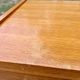 Vintage Mid-Century Scandinavian chest of drawers with tapered legs, 4 drawers, Oak, 1950s.