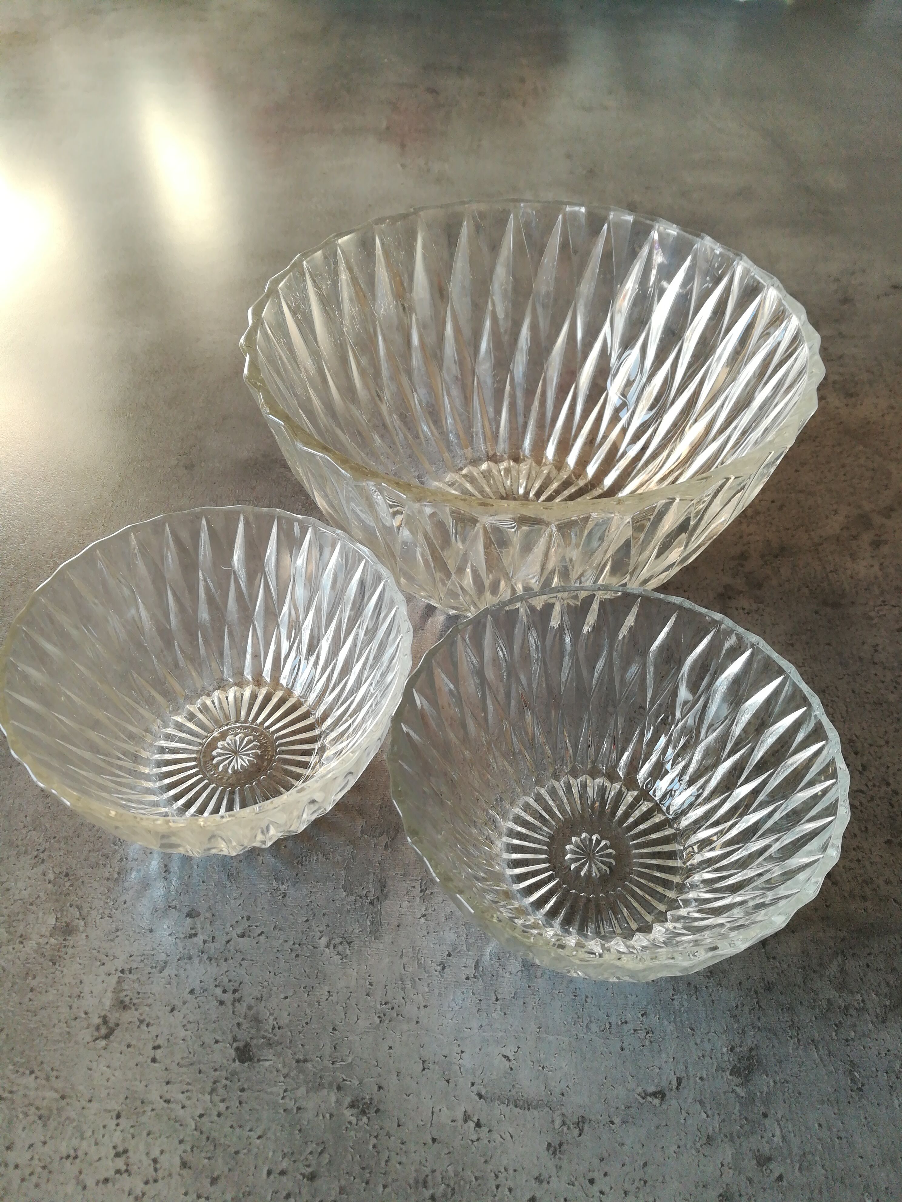 Duralex bowl and cups