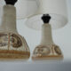 Set of two ceramic Svend Aage Jensen table lamps