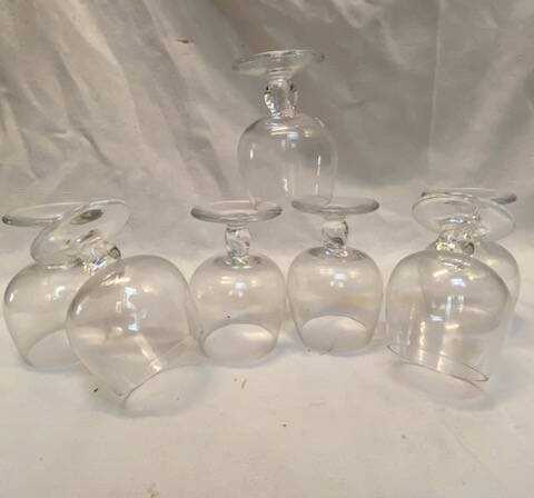 Daum France digestive glasses