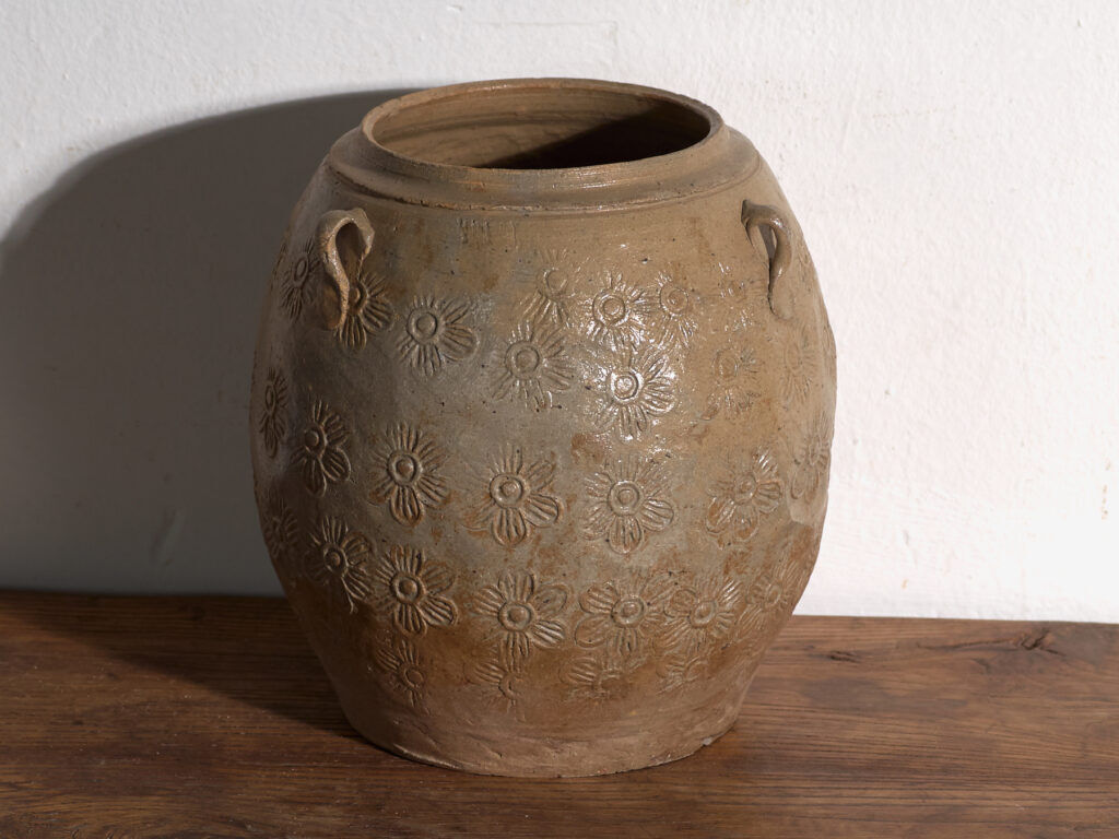 Ancient Chinese glazed stoneware vase – China, circa 1900