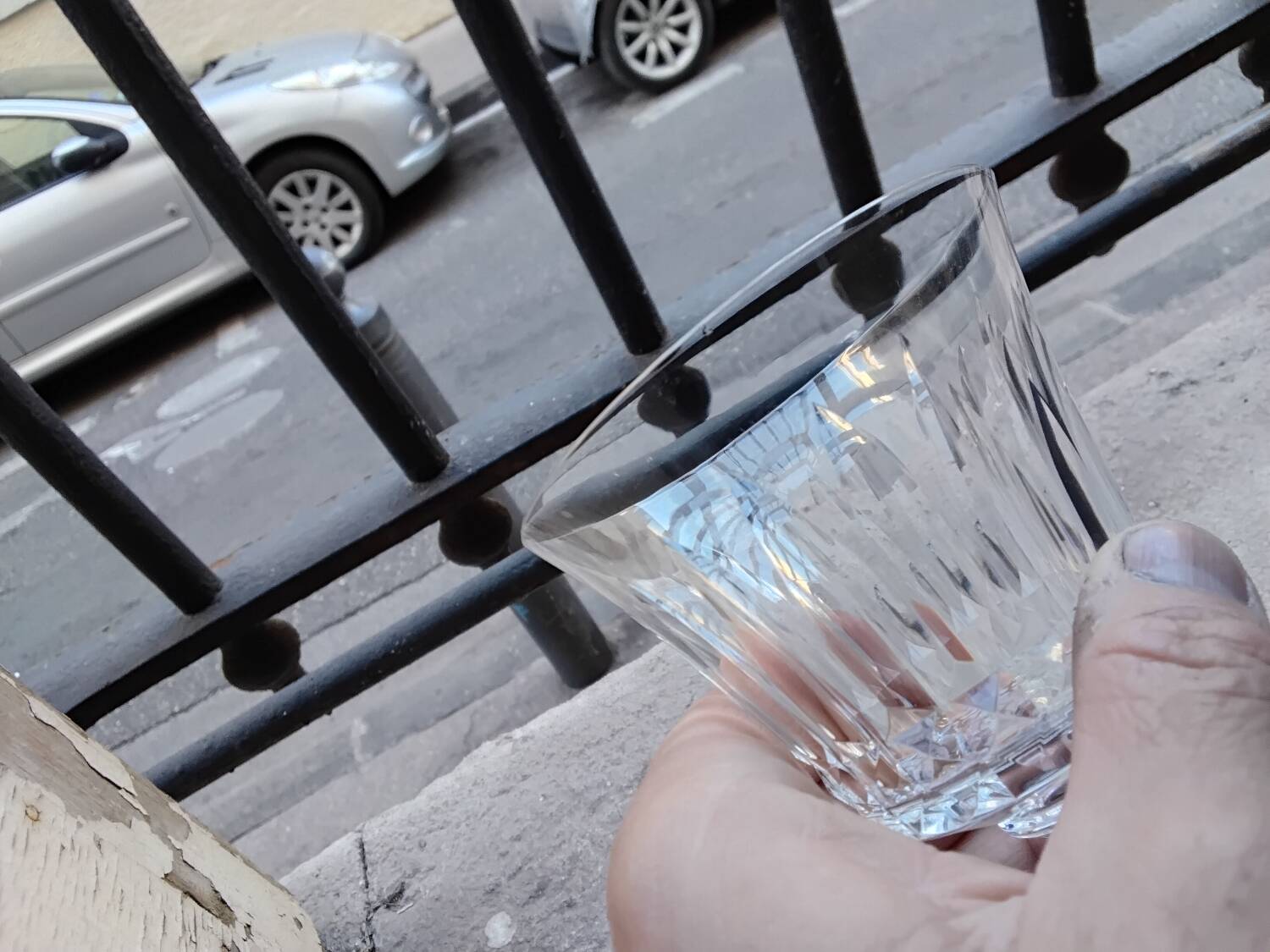 9 Baccarat piccadilly crystal water glasses 22cl h 15cm