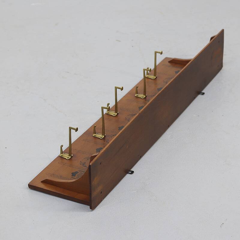 Porte-manteau unique de l'École d'Amsterdam / Art Déco