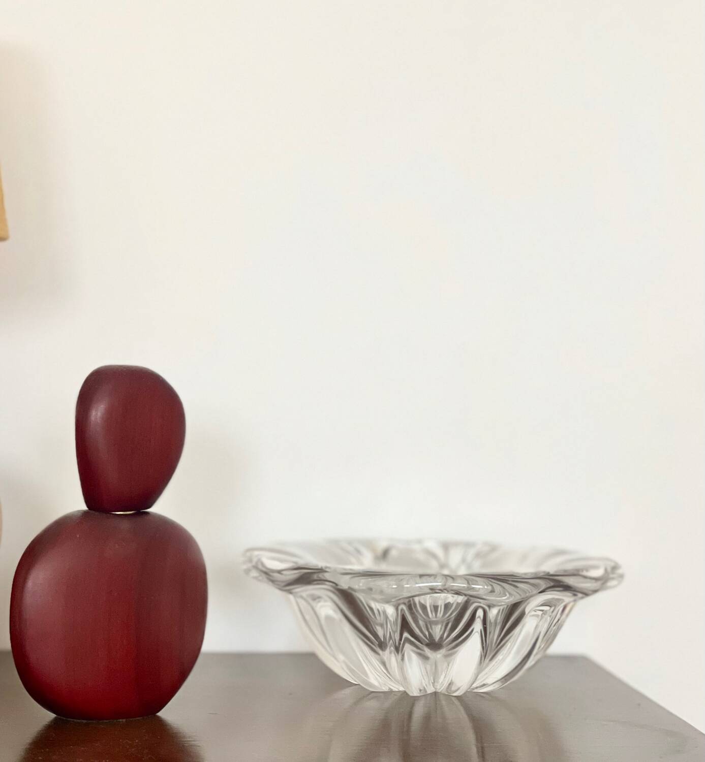 Crystal catchall by St Lambert