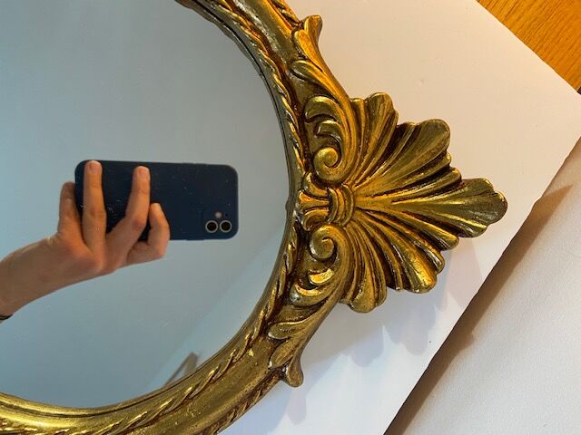Rocaille mirror 29x51cm
