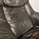 Fauteuil pivotant Skalma avec repose-pieds design danois