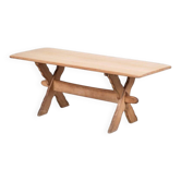 Table basse en chêne par Henning Kjærnulf, Danemark, années 1960.