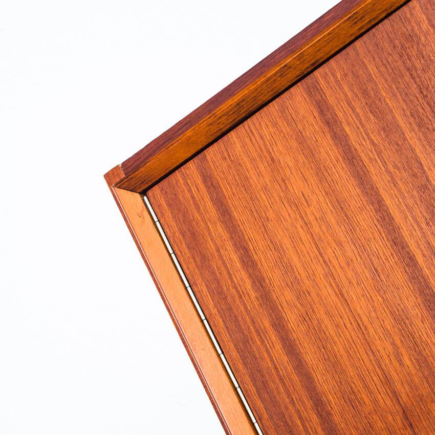 Vintage Scandinavian/Mid Century wardrobe in teak wood, France, 60s.