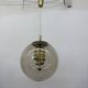 Doria Leuchten globe glass hanging lamp , 1970s