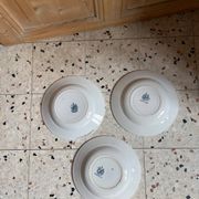 3 assiettes creuses Terre de Fer