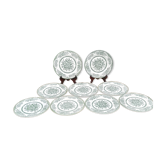 EIT English Ironstone floral green plates – as new Ø25 cm,