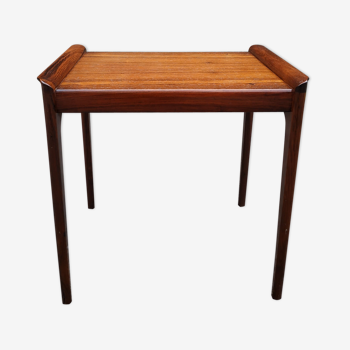 Scandinavian 1960 teak side table