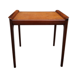 Scandinavian 1960 teak side table