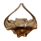 Coupe en verre marron clair