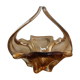 Light brown glass cut