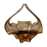 Coupe en verre marron clair