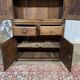4-door buffet in chestnut from the late 19th century, originating from an old shop.