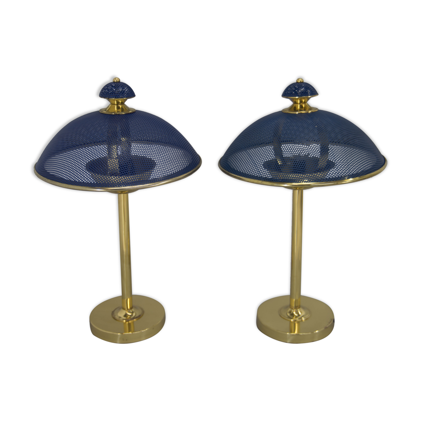 Set fo two table lamps, europe, 1970s