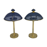 Set fo two table lamps, europe, 1970s