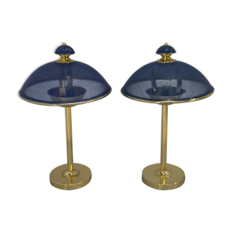 Set fo two table lamps, europe, 1970s