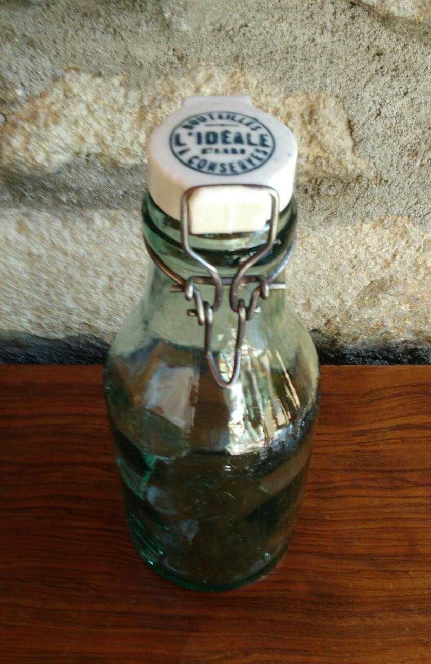3 canned glass jars Manufrance "la lorraine" and "l ideale"