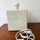 White stone lamp base