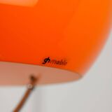 Space Age Orange Jolly Pendant Lamp from Guzzini, 1960s