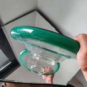Coupe en verre par wmf ikora, vers 1930.