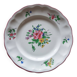 Luneville earthenware plate