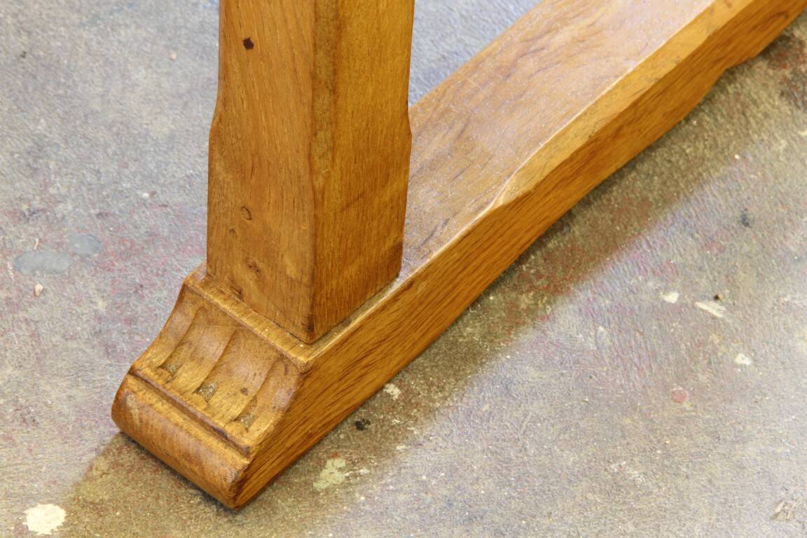 Vintage 1950s signature, solid oak dining throne chairs, Danish craftsmanship