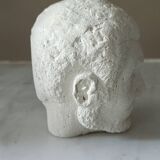 Plaster head of a man