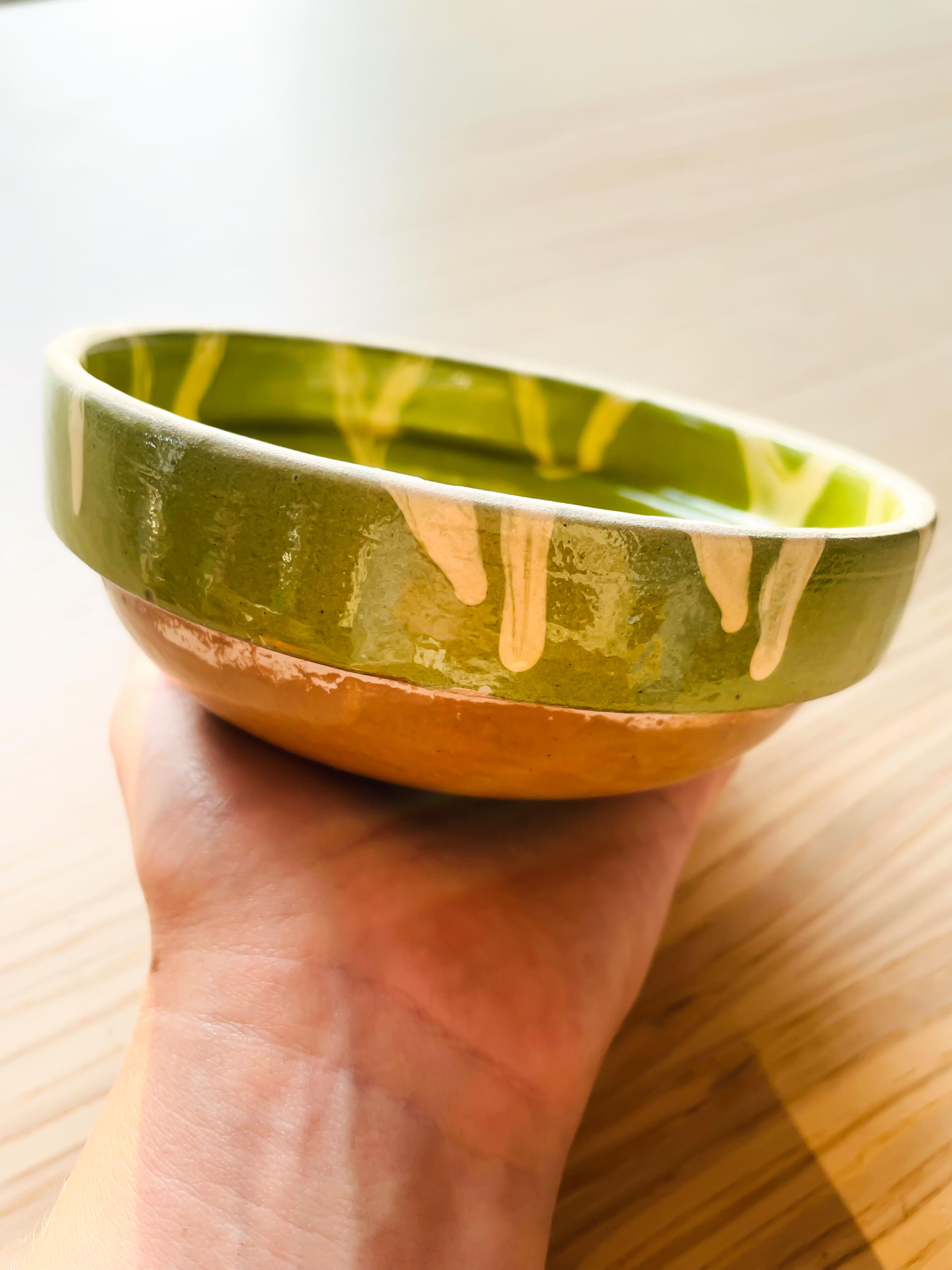 Ceramic bowl Romanian art