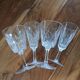 4 antique stemmed glasses