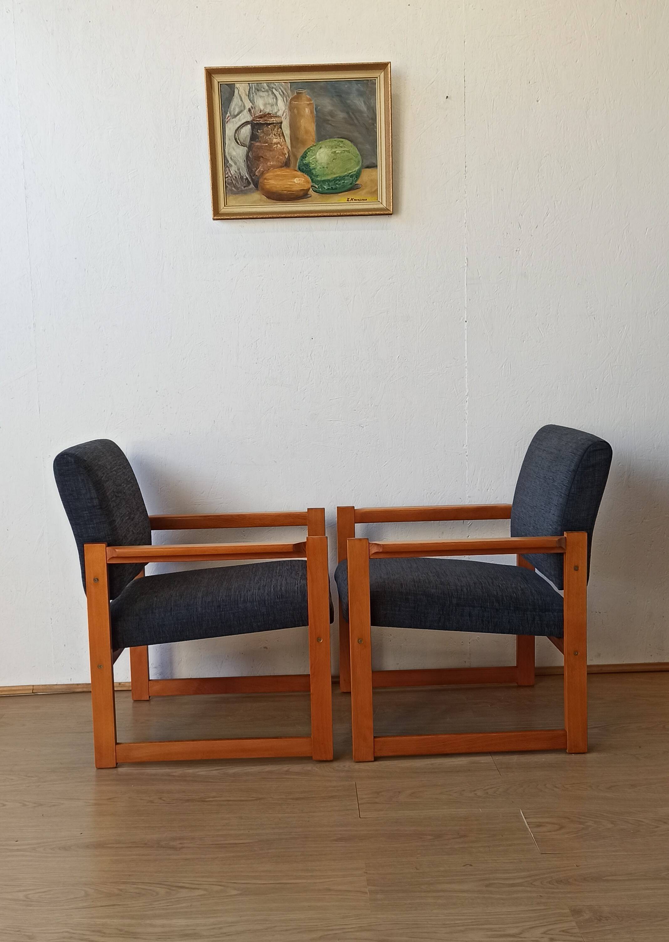 Fauteuils vintage 1970. Ensemble de 2.
