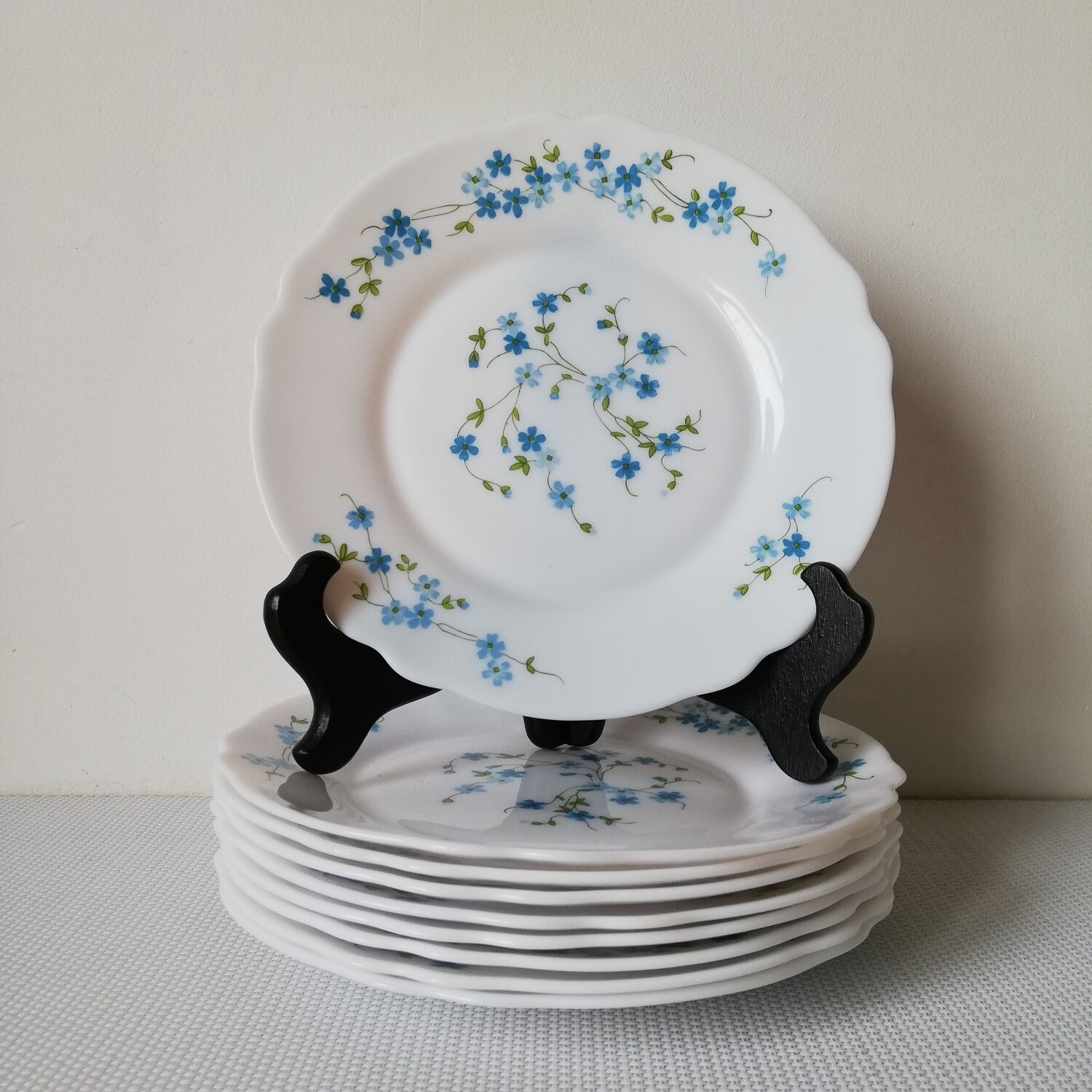 Dessert plate Forget-me-not