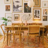 Geometric Kilim Oriental Rug, Wool Rustic Flatwoven Carpet 249x195cm