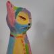 Cat statue, vintage, design Aldo Londi for Bitossi, Rimini series.
