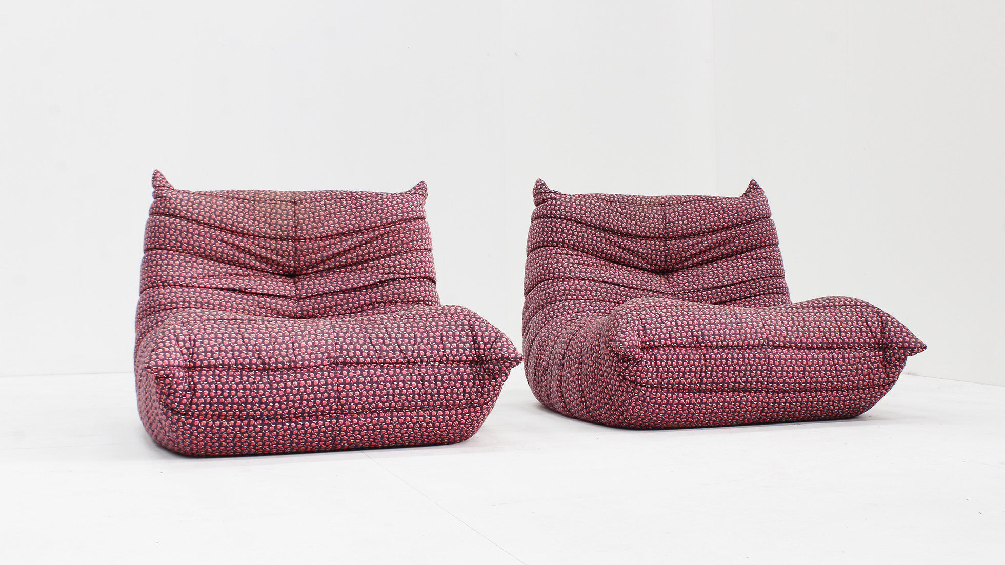 Set of vintage Togo armchairs by Michel Ducaroy for Ligne Roset, 1976