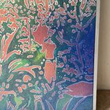 Foliage, oil on wood panel, signed Jean Noel Zanetti