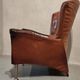 Vintage Dutch leather lounge chair, 1990s, Montis style