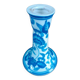 vintage blue and white ceramic candle holder