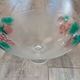 Grand  saladier  sur pied  cristal