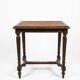 Louis XVI style piano stool in oak