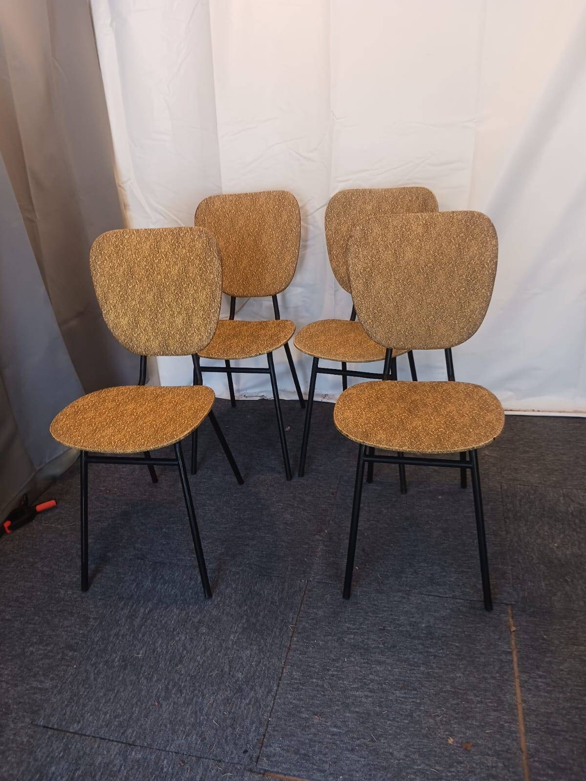 lot de chaises vintage 1950